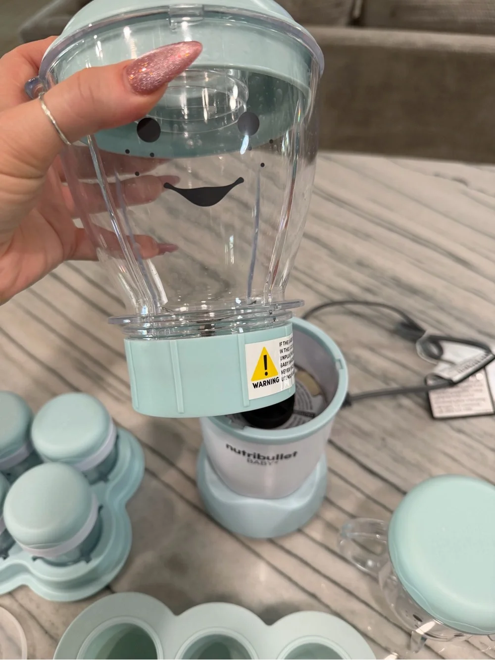 Nutribullet Baby Mint Feeding Blender and Storage Set